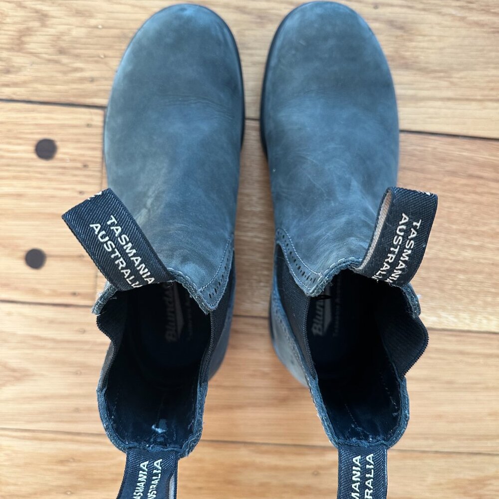 Blundstone High Top Boots Rustic Black Size US 8.5 - Picture 4 of 4